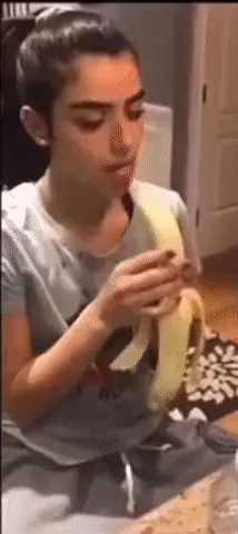 deepthroat with banana